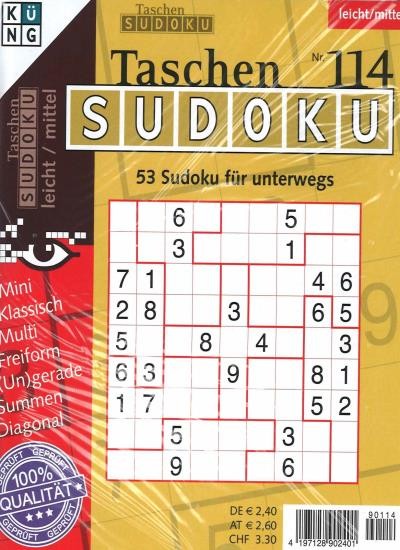 TASCHEN-SUDOKU 114/2021