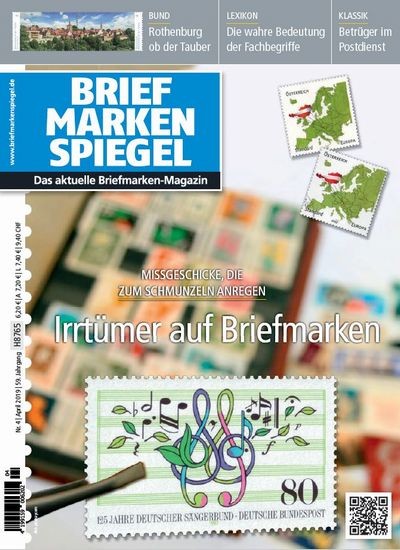 BRIEFMARKEN SPIEGEL 4/2019