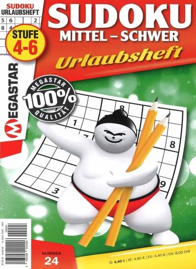 MEGASTAR SUDOKU MITTEL-SCHWER Abo