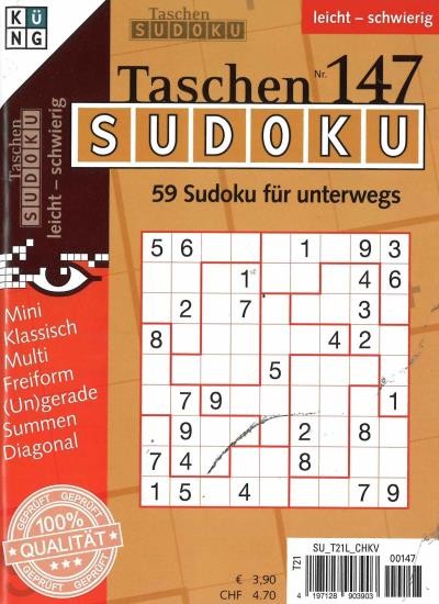 TASCHEN-SUDOKU 147/2026