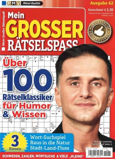 MEIN GROSSER RÄTSELSPASS 62/2026