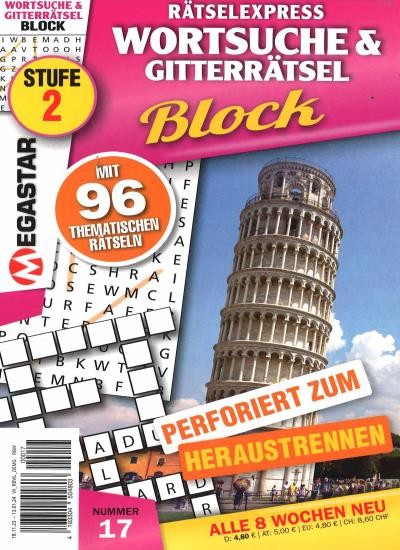 WORTSUCHE & GITTERRÄTSEL BLOCK 17/2023