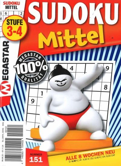 SUDOKU MITTEL 151/2025