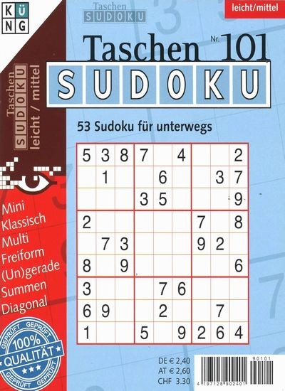 TASCHEN-SUDOKU 101/2019