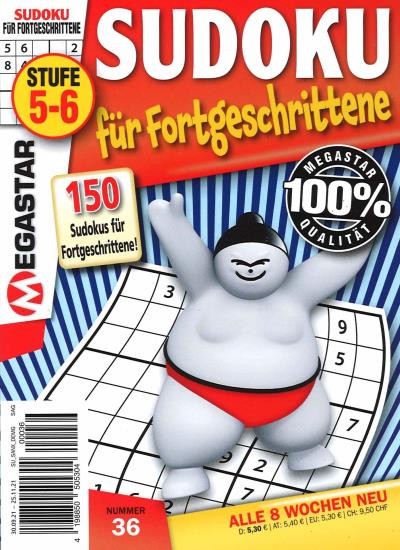 150 SUDOKU FÜR FORTGESCHRITTENE 36/2021