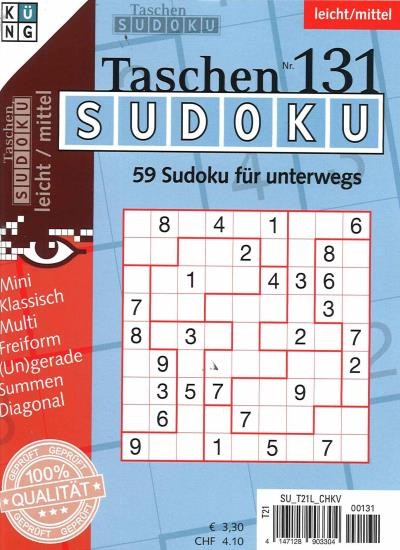 TASCHEN-SUDOKU 131/2024