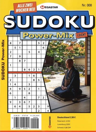 SUDOKU POWER MIX LEICHT 8/2026