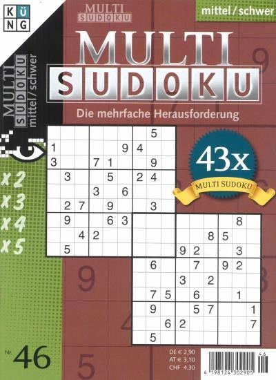 MULTI SUDOKU 46/2021
