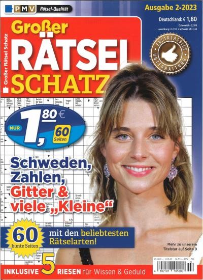 GROSSER RÄTSEL SCHATZ 2/2023
