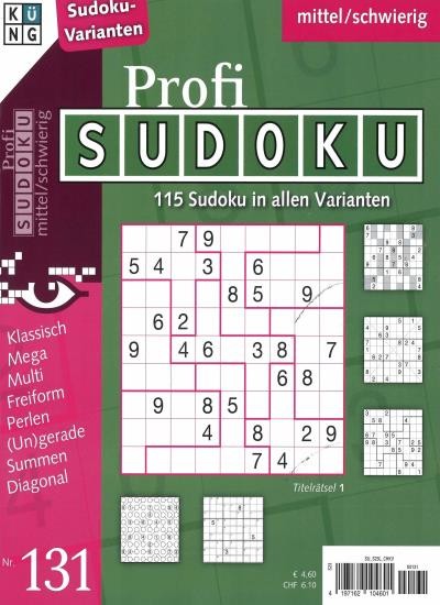 PROFI SUDOKU 131/2026