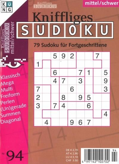 KNIFFLIGES SUDOKU 94/2020