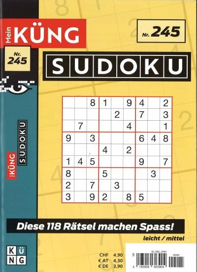 MEIN KUENG SUDOKU 245/2026