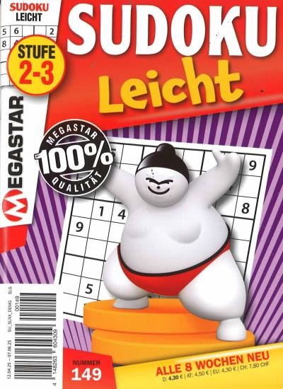 SUDOKU LEICHT 149/2025