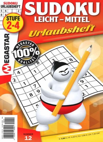 MEGASTAR SUDOKU LEICHT-MITTEL 12/2023