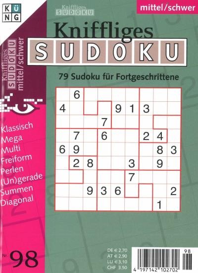 KNIFFLIGES SUDOKU 98/2020