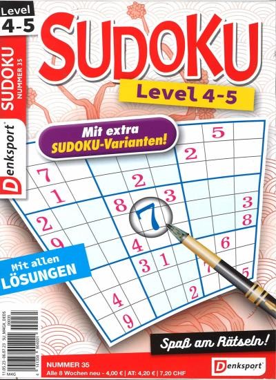 SUDOKU LEVEL 4-5 35/2023