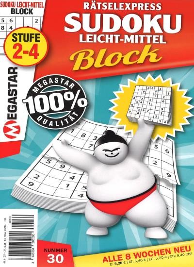 SUDOKU BLOCK LEICHT-MITTEL Abo