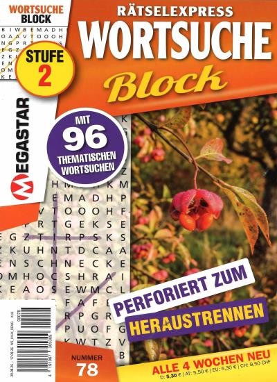 WORTSUCHE BLOCK 78/2026