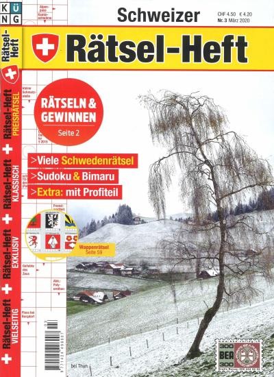 SCHWEIZER RÄTSEL-HEFT 3/2020
