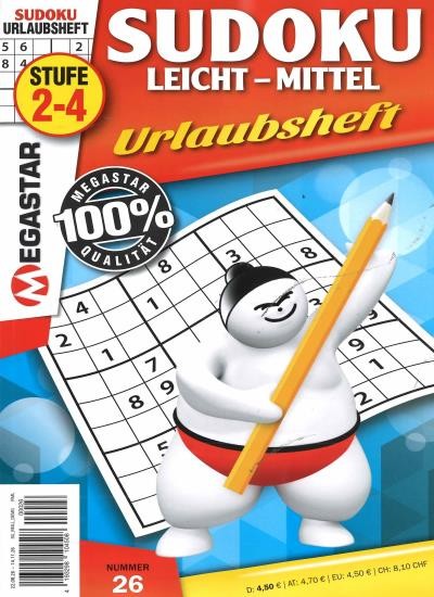 MEGASTAR SUDOKU LEICHT-MITTEL 26/2026