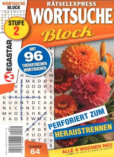 WORTSUCHE BLOCK 64/2025