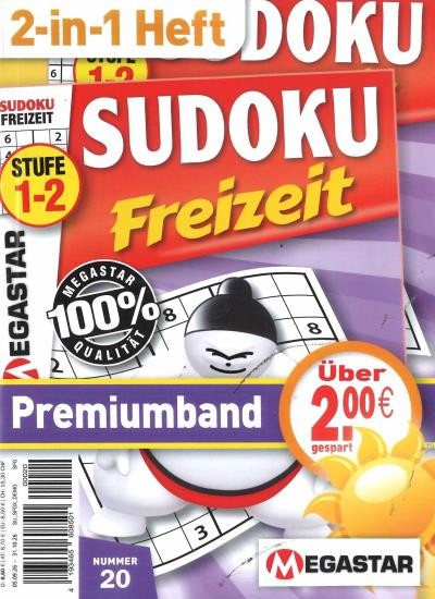 SUDOKU FREIZEIT PREMIUMBAND 20/2026
