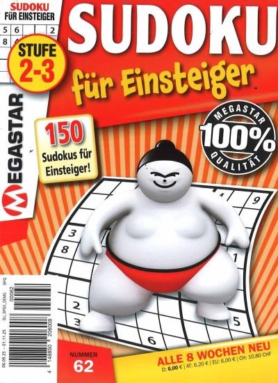 150 SUDOKU FÜR EINSTEIGER 62/2025