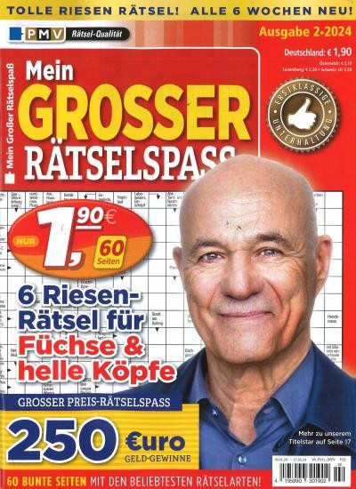 MEIN GROSSER RÄTSELSPASS 2/2024