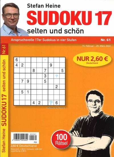 SUDOKU 17 61/2022