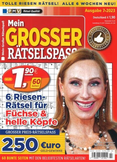 MEIN GROSSER RÄTSELSPASS 7/2023