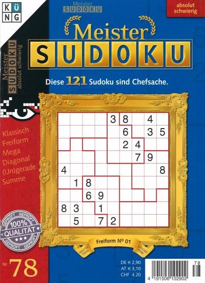 MEISTER SUDOKU 78/2021