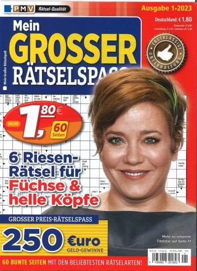 MEIN GROSSER RÄTSELSPASS 1/2023