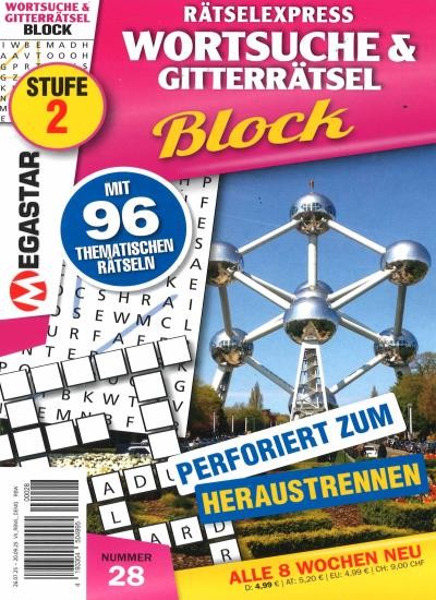 WORTSUCHE & GITTERRÄTSEL BLOCK 28/2025