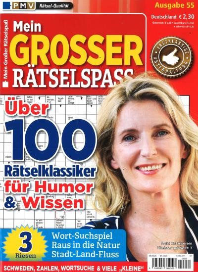 MEIN GROSSER RÄTSELSPASS 55/2025