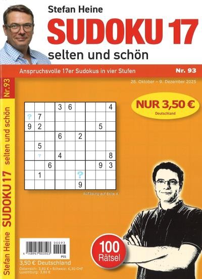 SUDOKU 17 93/2025