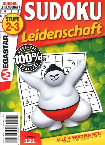 SUDOKU LEIDENSCHAFT 121/2021