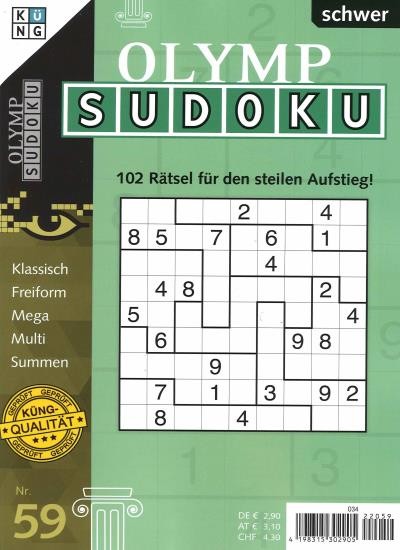 OLYMP SUDOKU 59/2022