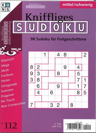 KNIFFLIGES SUDOKU 112/2023