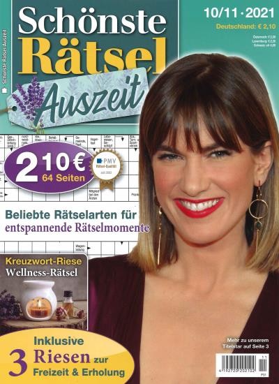 SCHÖNSTE RÄTSEL AUSZEIT 11/2021