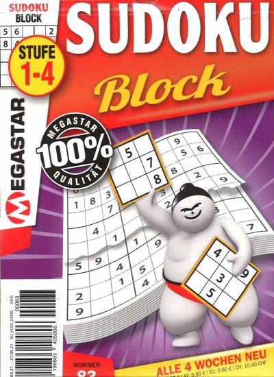 MEGASTAR SUDOKU BLOCK 83/2021