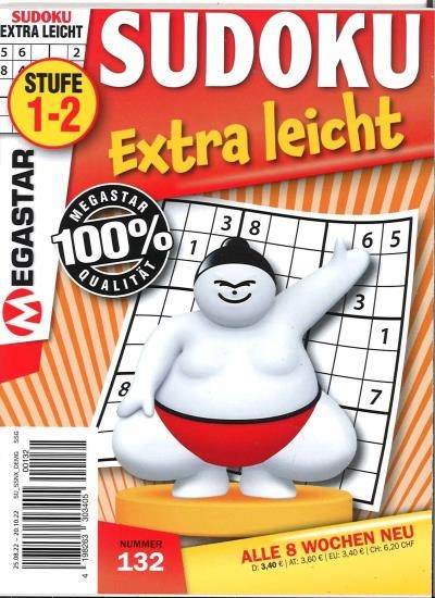 SUDOKU EXTRA LEICHT 132/2022