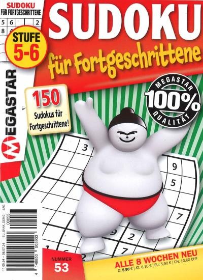 150 SUDOKU FÜR FORTGESCHRITTENE 53/2024
