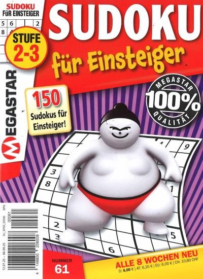 150 SUDOKU FÜR EINSTEIGER 61/2025
