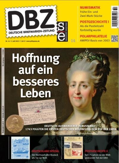 DBZ DEUTSCHE BRIEFMARKEN-ZEITUNG 14/2023