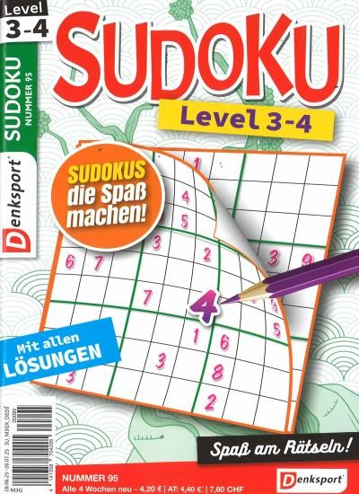 SUDOKU LEVEL 3-4 95/2025