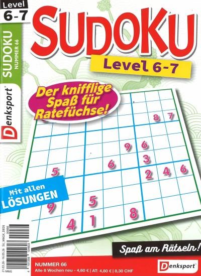 SUDOKU LEVEL 6-7 Abo