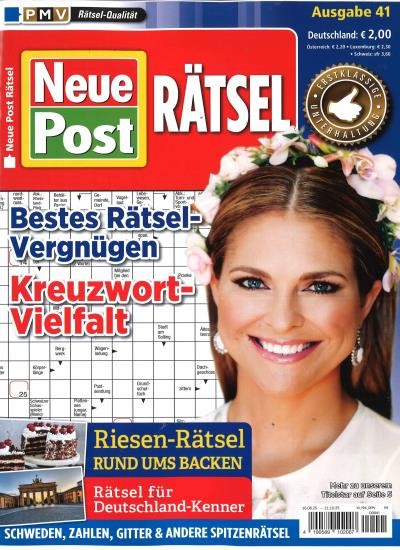 NEUE POST RÄTSEL 41/2025