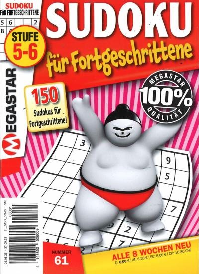 150 SUDOKU FÜR FORTGESCHRITTENE 61/2025