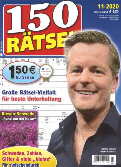 150 RÄTSEL 11/2020