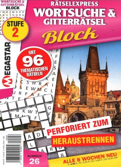 WORTSUCHE & GITTERRÄTSEL BLOCK 26/2025